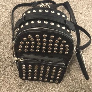 Misguided studded mini backpack